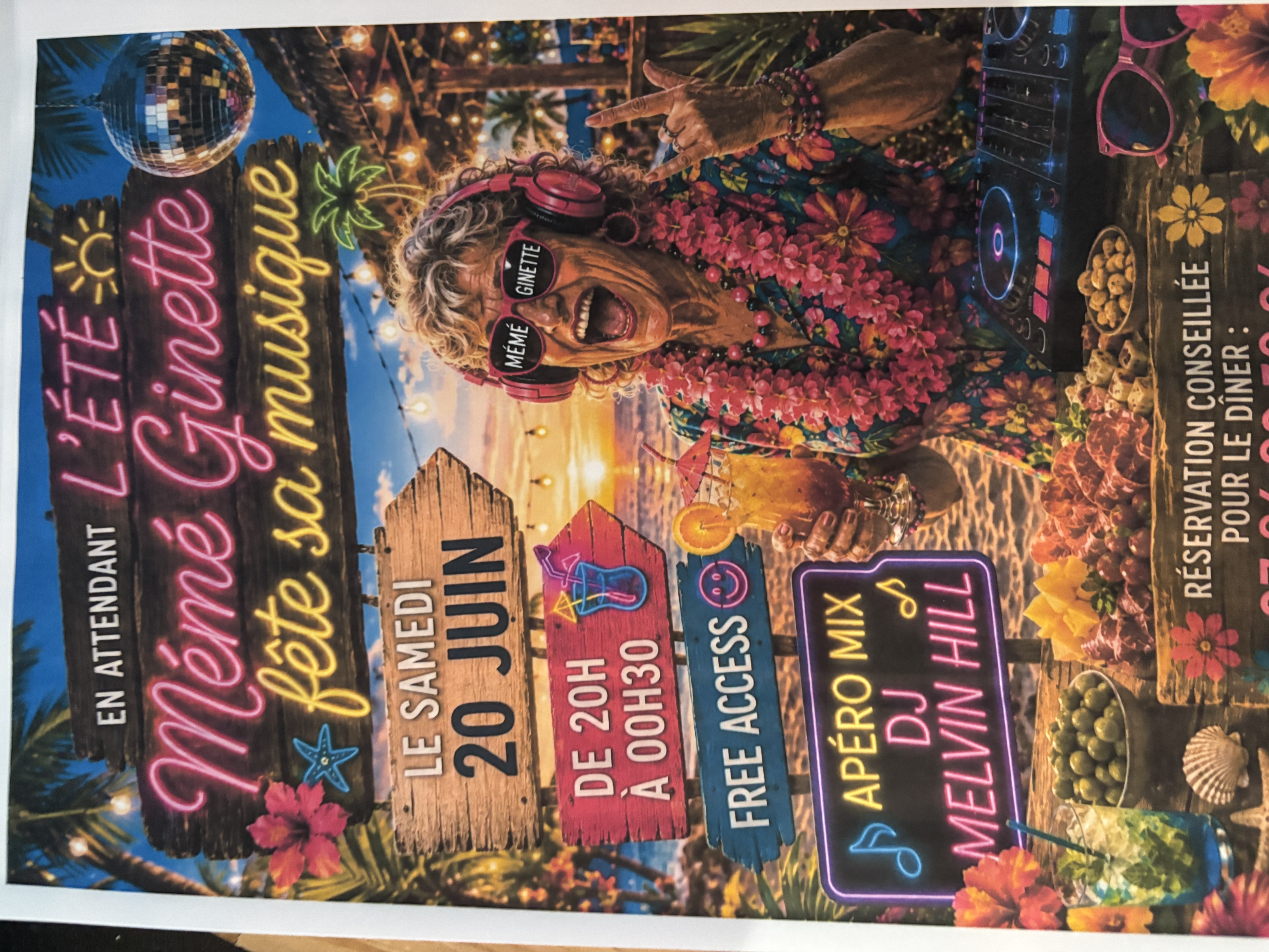 Fête de la musique chez Mémé Ginette en juin