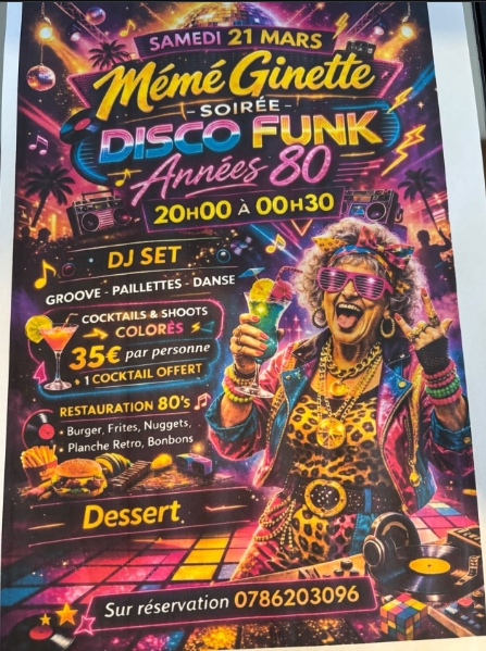 Soirée DJ set chez Mémé Ginette en mars
